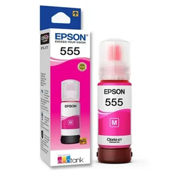 Botella de Tinta Magenta (Roja) Fotográfica Epson T555 para Impresora L8180