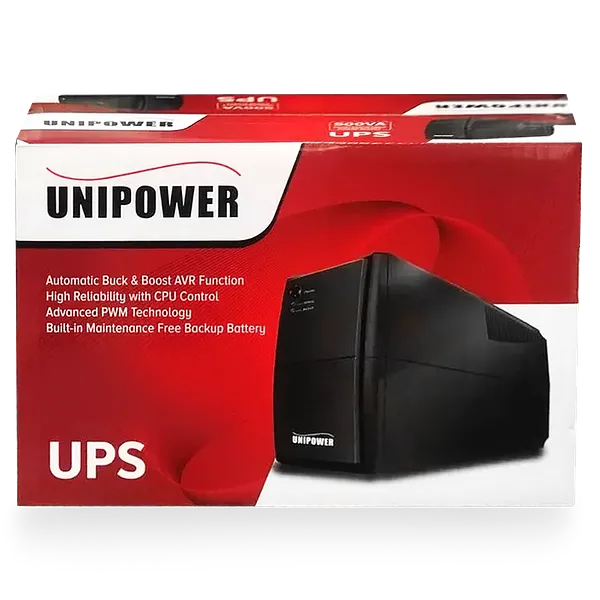 Protector de Voltaje UniPower UPS 500VA - 240W