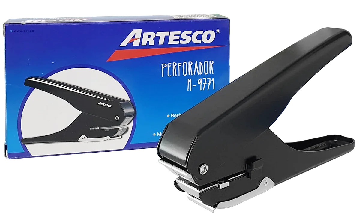Perforadora para Carnets de Plástico PVC