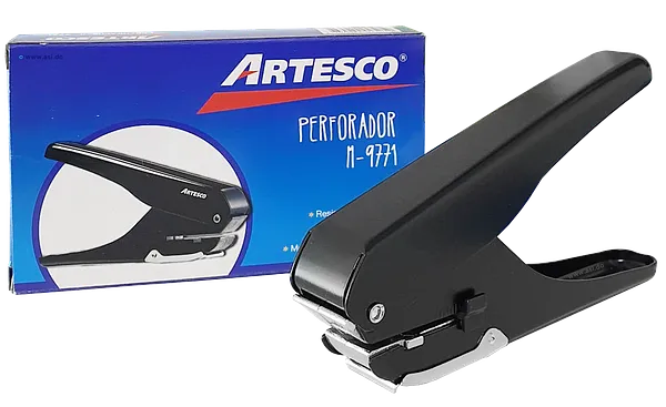 Perforadora para Carnets de Plástico PVC