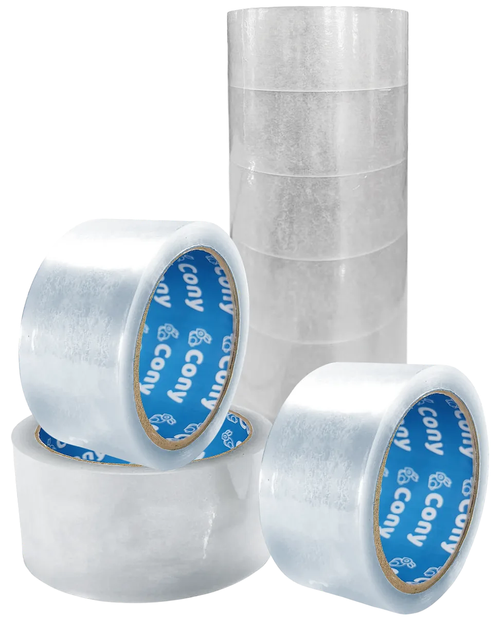 Cinta de Empaque CONY 2" x 90 yardas, Transparente