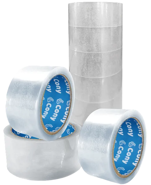 Cinta de Empaque CONY 2" x 90 yardas, Transparente