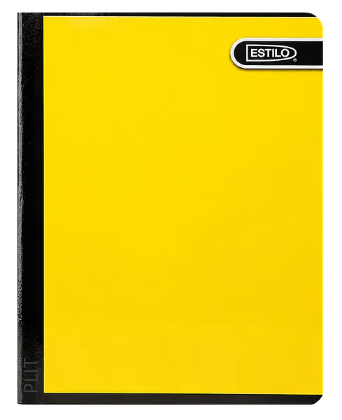 Cuaderno Cosido Estilo Amarillo, 200 páginas