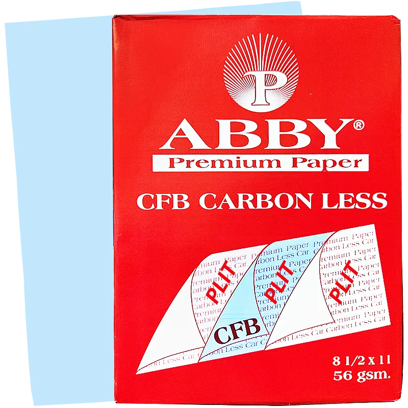Papel de Carbón NCR CFB-16 Intermedio Autocopiativo 8.5" x 11" Azul