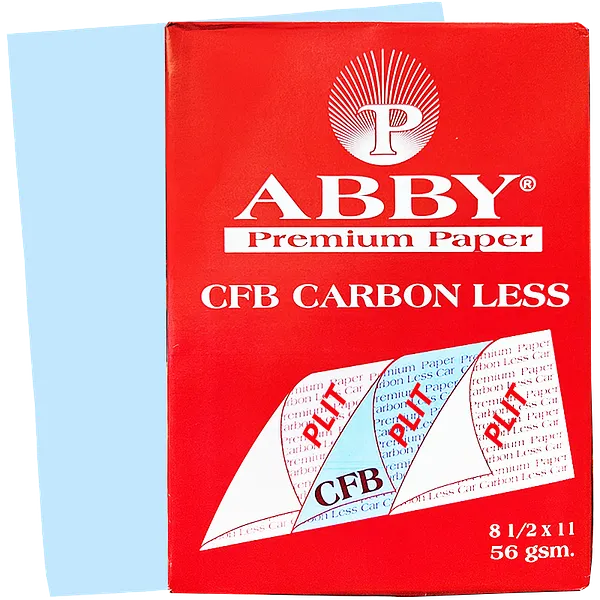 Papel de Carbón NCR CFB-16 Intermedio Autocopiativo 8.5" x 11" Azul