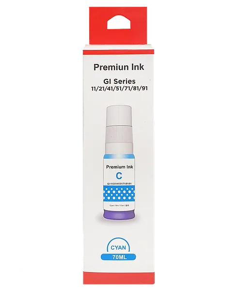 Tinta Cony Compatible con Canon GI-11 Cyan, 70ml