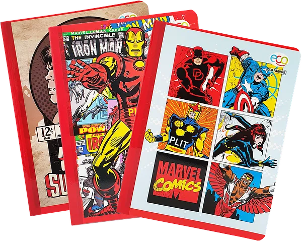 Cuaderno Escolar Marvel Superhéroes 200 Páginas