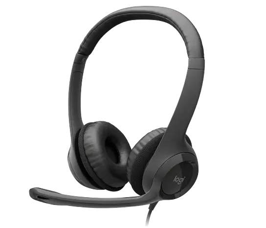 Audífonos Headset USB Logitech H390, Negro