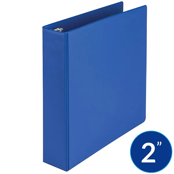 Carpeta de 2" Pulgadas con Cover, Azul