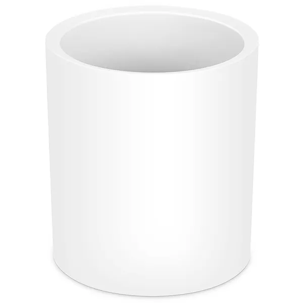 Porta Lápiz Circular de Estilo Minimalista, Blanco - Deli Nusign NS023