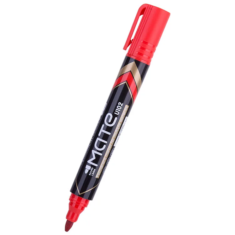 Marcador Permanente Rojo, Deli Mate U10240