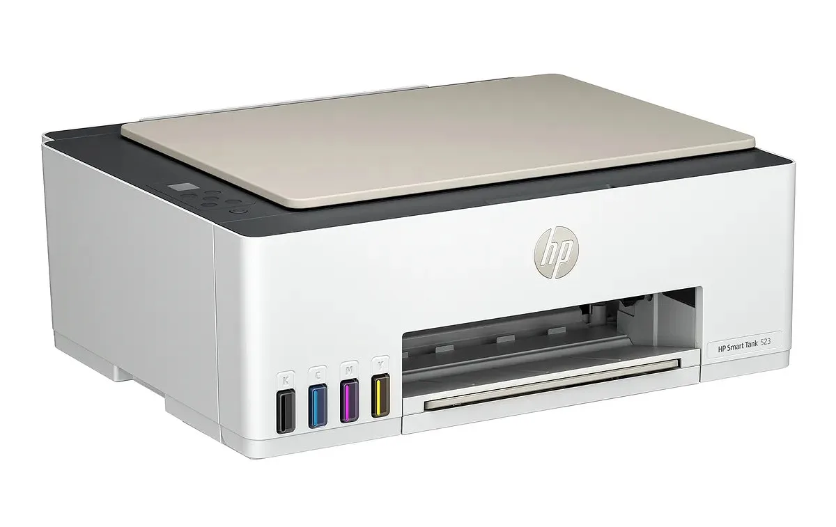 Impresora a Color HP Smart Tank 523 Multifuncional Imprime, Copia y Escanéa