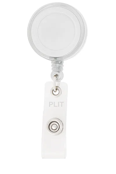 Cordon tipo YOYO Extendible para Porta Carnet, Transparente (clear) - CONY NB209-BL