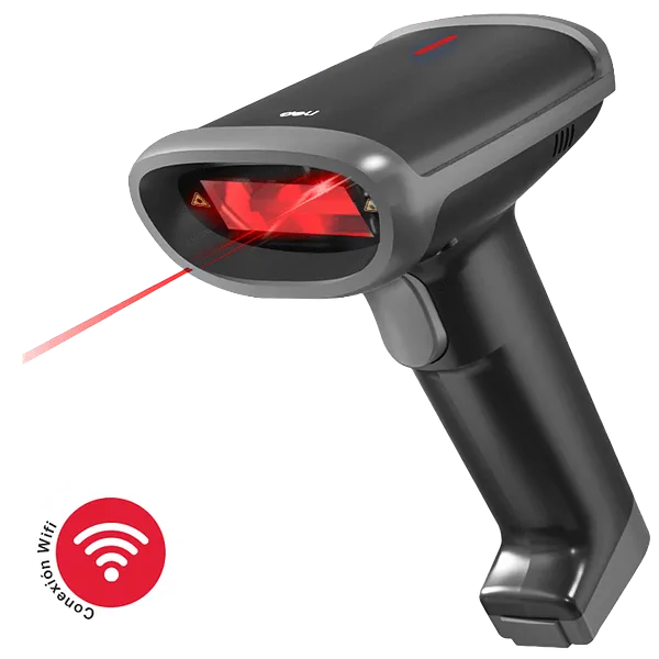 Escáner Lector de Código de Barras 1D/2D Scanner Inalámbrico Deli S226W