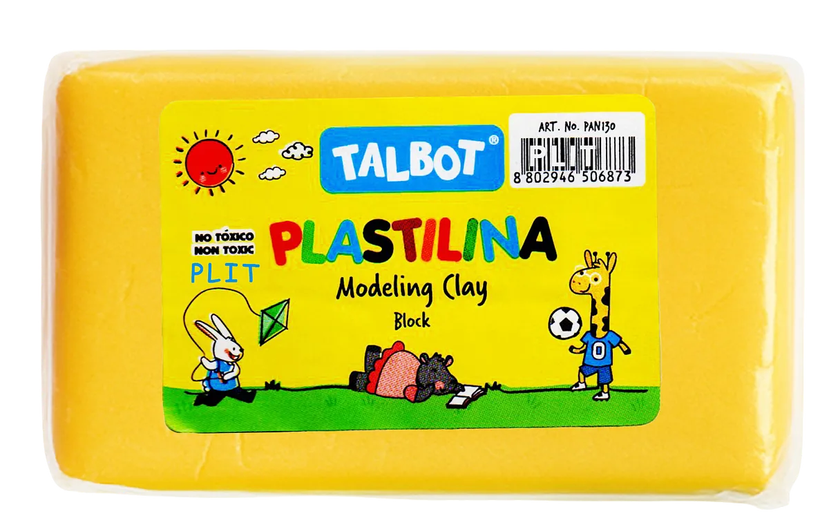 Masilla Plastilina Talbot Amarillo 150 gr