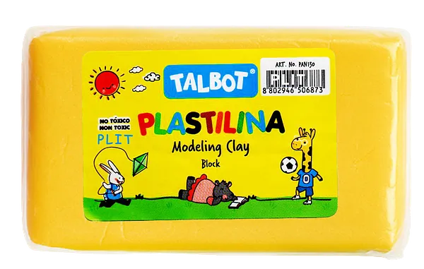 Masilla Plastilina Talbot Amarillo 150 gr
