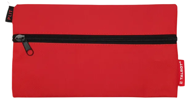 Estuche Cartuchera Portalápices Escolar Talbot, Rojo