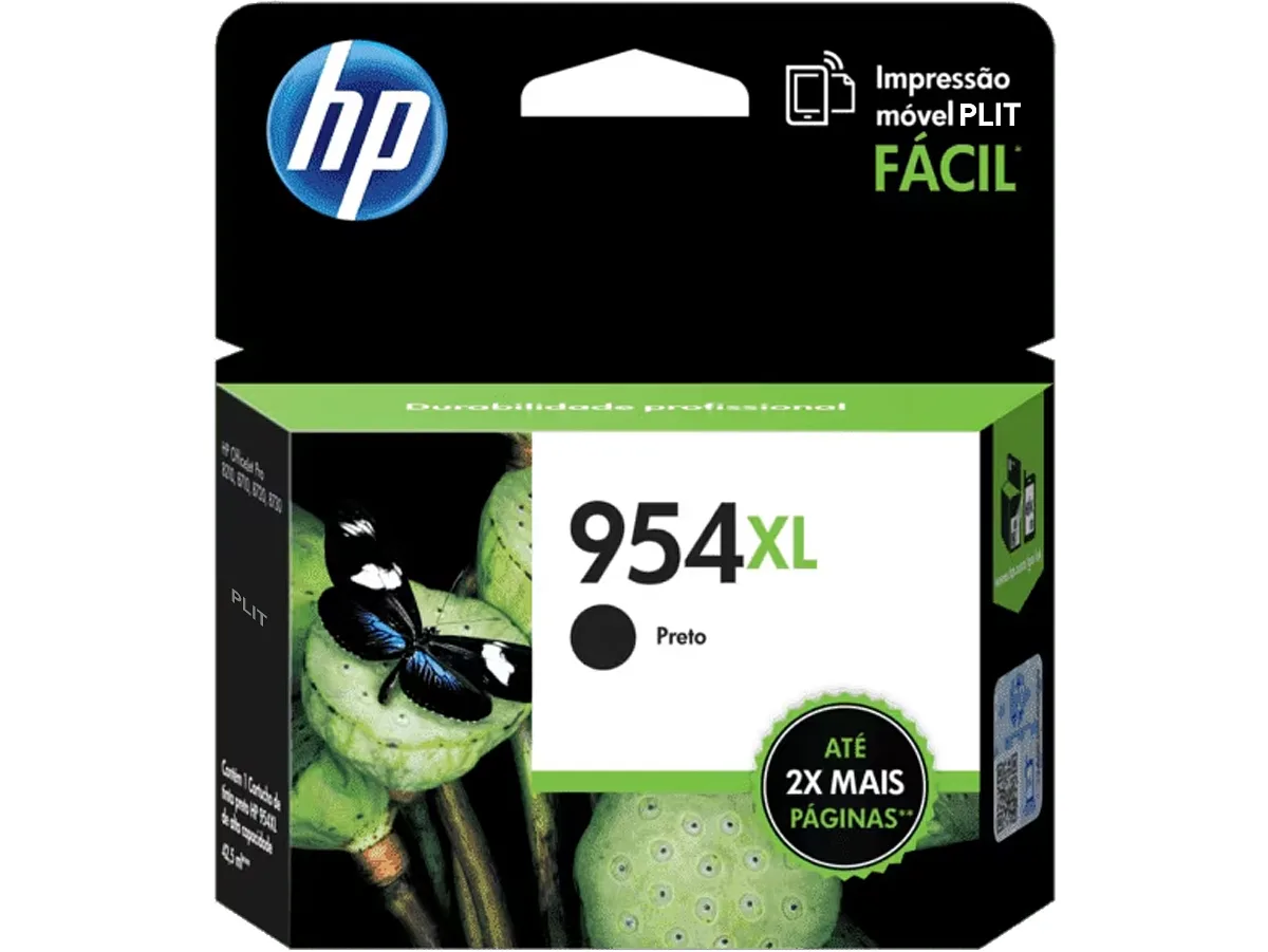 Original: Cartucho de Alto Rendimiento HP 954 XL (L0S71AL), Negro