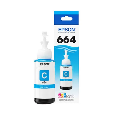 Original: Tinta Epson 664 (T6642), Cyan