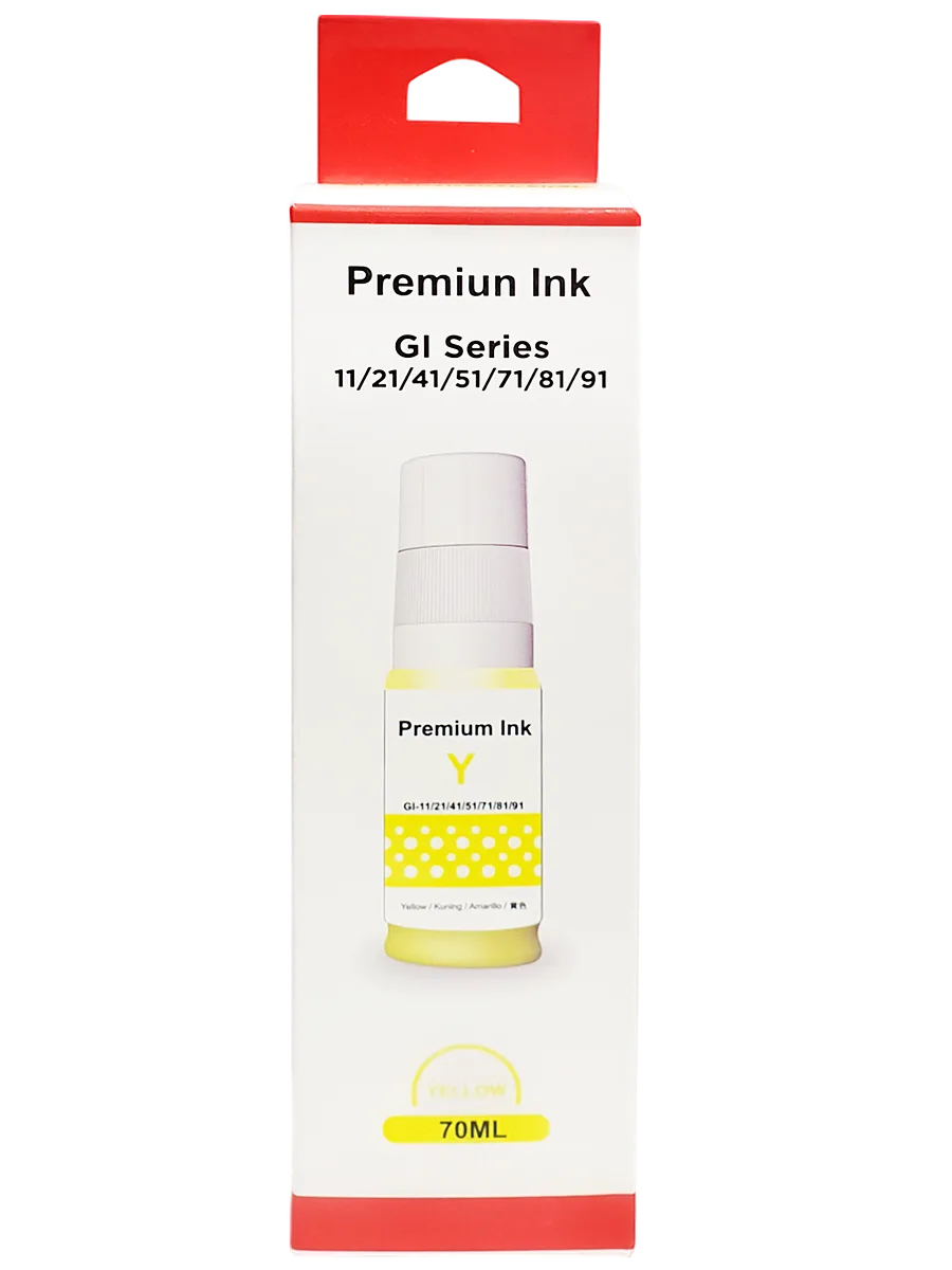 Tinta Cony Compatible con Canon GI-11 Amarillo, 70ml