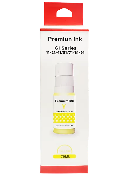 Tinta Cony Compatible con Canon GI-11 Amarillo, 70ml