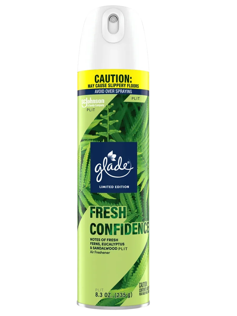 Spray Ambientador Glade, Fresh Confidence, Edición Limitada, 8 oz