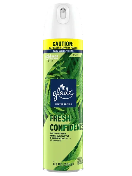Spray Ambientador Glade, Fresh Confidence, Edición Limitada, 8 oz
