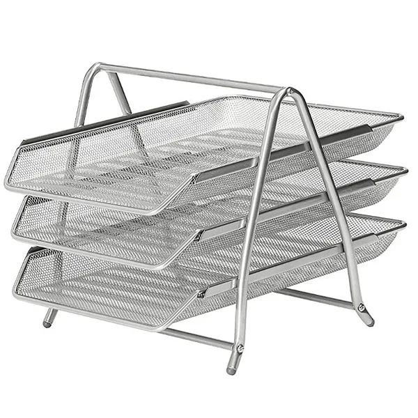 Bandeja de Metal 3/1 Niveles, Plateada - Pointer HY-WJL-3-PL